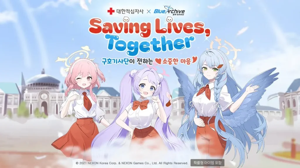 Nexon donasi merch Blue Archive