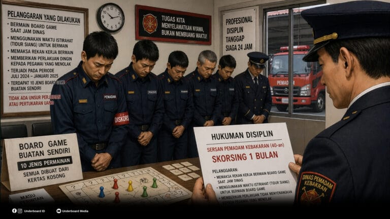 Main Game Saat Kerja, Damkar Ini Dihukum Selama 1 Bulan Penuh!